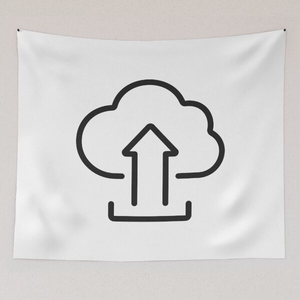 Artikelvorschau, Cloud Upload Line Icon entworfen und verkauft von VectorForge Studio.