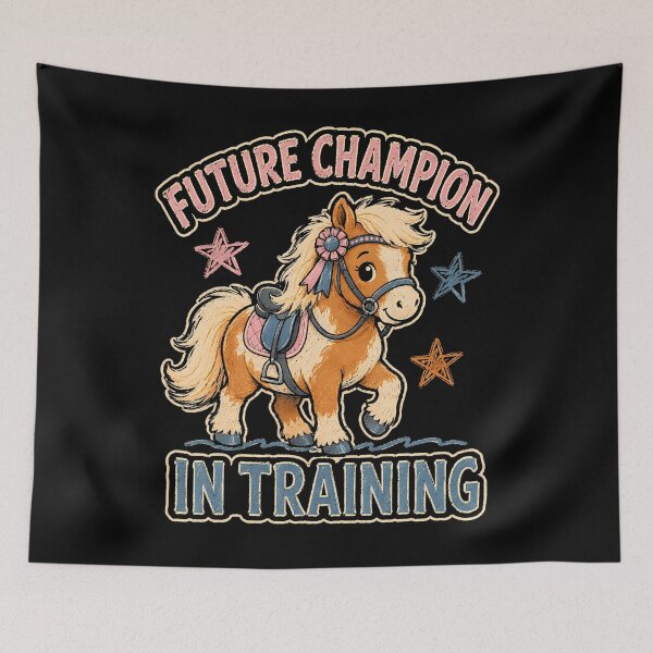 Item preview, Future Champion In Training Kids Equestrian Art designed and sold by Trippy-Toad.