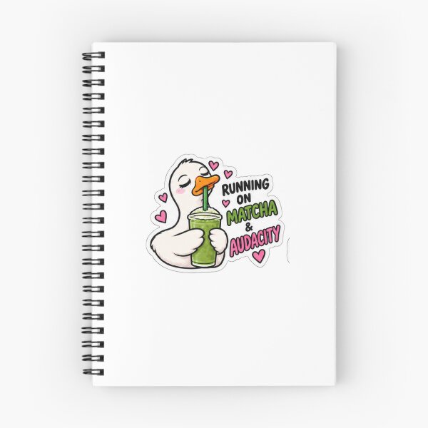 Item preview, Running on Matcha and Audacity Goose designed and sold by Bend-The-Trendd.