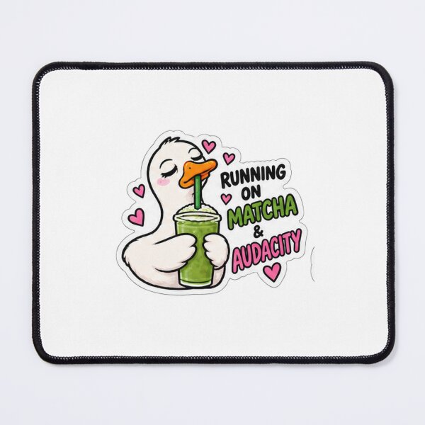 Item preview, Running on Matcha and Audacity Goose designed and sold by Bend-The-Trendd.
