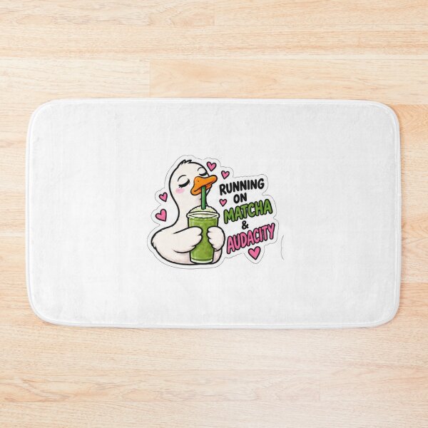 Item preview, Running on Matcha and Audacity Goose designed and sold by Bend-The-Trendd.