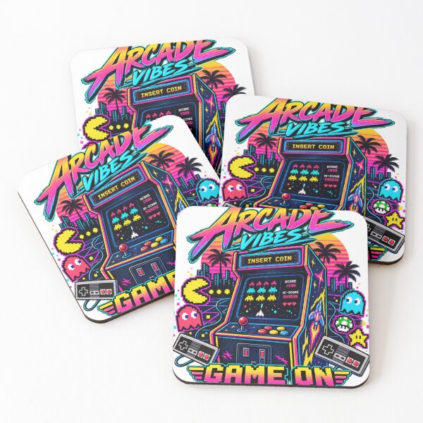 Item preview, Retro Gaming Arcade Neon 1980s Nostalgic Design designed and sold by A Light Worker.