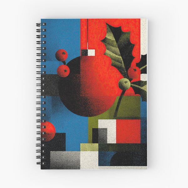 Item preview, Mid Century Geometric Christmas Ornament with Holly designed and sold by colorful-white.