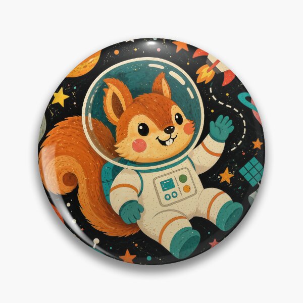Item preview, Wall Art - Postcard - #8 - Astronaut Squirrel Adventure designed and sold by ForeverPrintsOK.