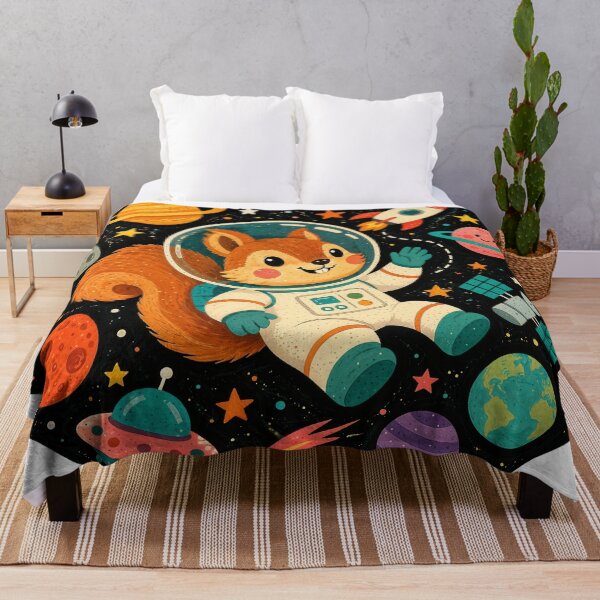 Item preview, Wall Art - Postcard - #8 - Astronaut Squirrel Adventure designed and sold by ForeverPrintsOK.