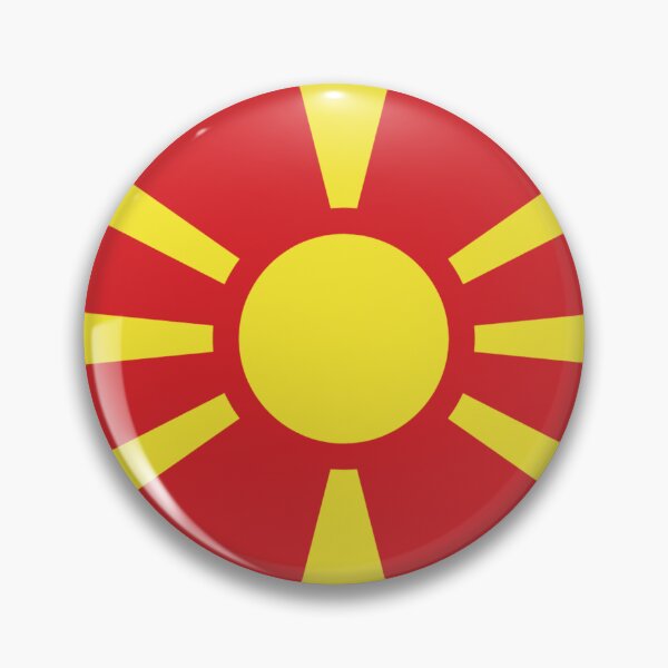 Item preview, North Macedonia Flag designed and sold by youngVl.