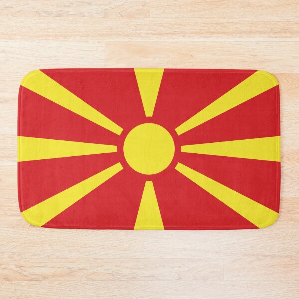 Item preview, North Macedonia Flag designed and sold by youngVl.