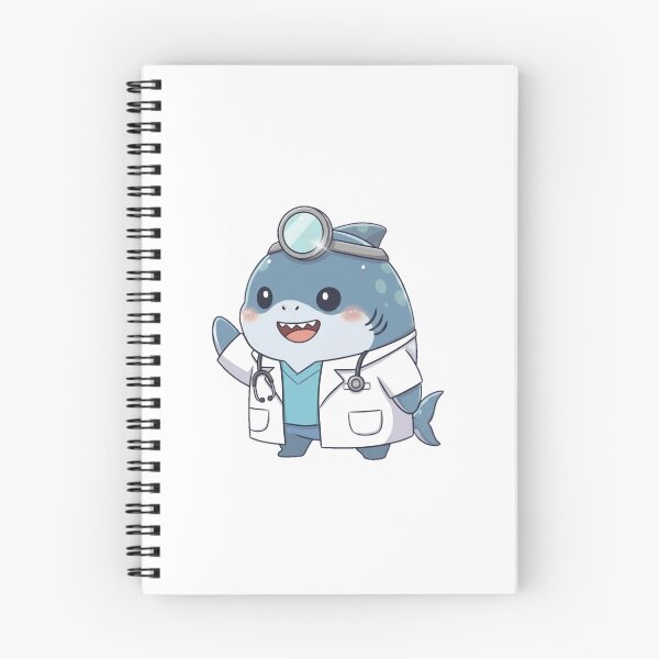 Item preview, Cute Doctor Shark designed and sold by Nature's Chibis.