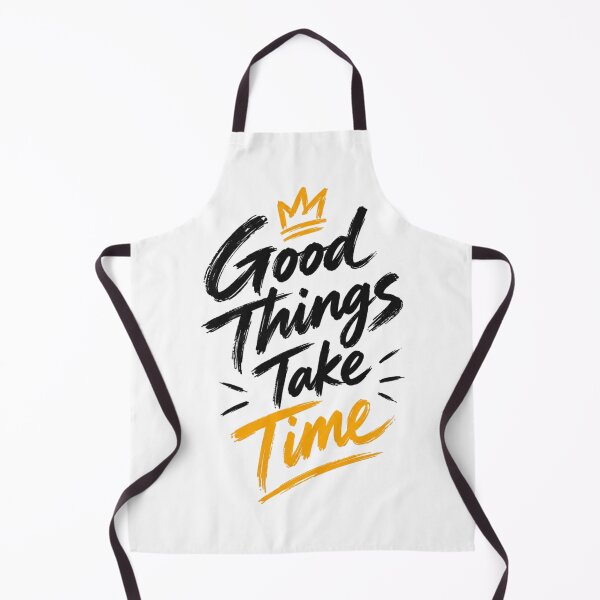 Item preview, Good Things Take Time – Brush Lettering Motivational T-Shirt Design designed and sold by LarkLeaf.