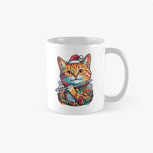 Item preview, Christmas cat flute 1 designed and sold by Warih.