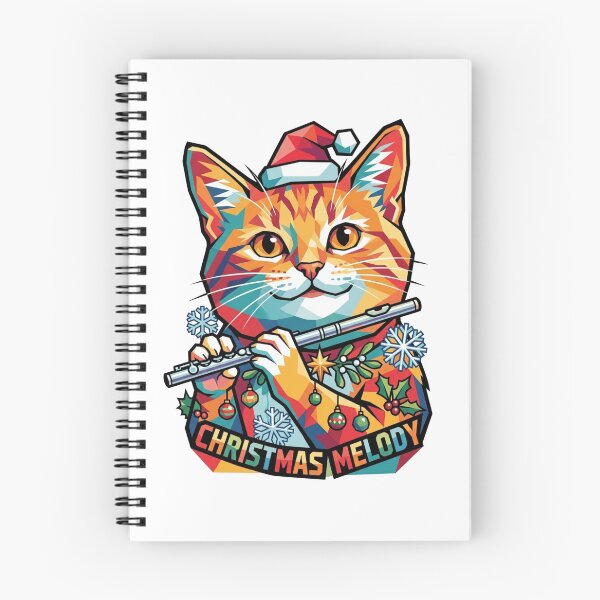 Item preview, Christmas cat flute 1 designed and sold by Warih.