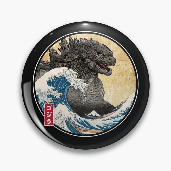 Item preview, The Great Godzilla of Kanagawa designed and sold by zoezowie79.