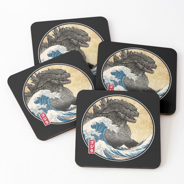 Item preview, The Great Godzilla of Kanagawa designed and sold by zoezowie79.