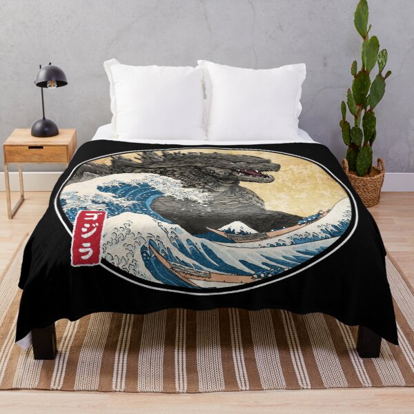 Item preview, The Great Godzilla of Kanagawa designed and sold by zoezowie79.