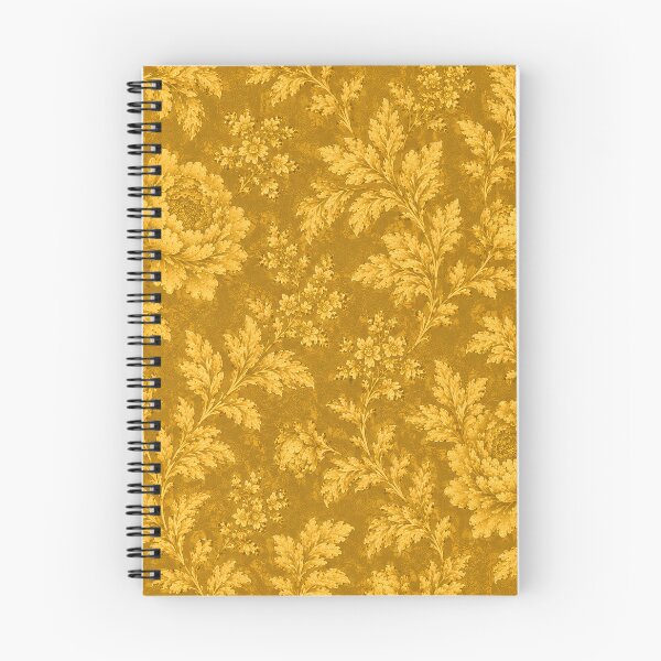 Item preview, mustard yellow tonal floral designed and sold by Sandy Beach Decor.