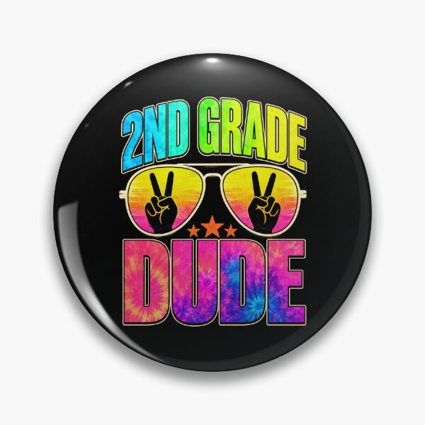 Item preview, 2nd Grade Peace Love Retro Rainbow Sunglasses Art designed and sold by ROUX-ART.
