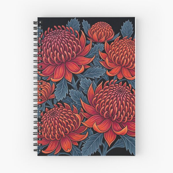 Item preview, Red waratah blossoms designed and sold by andreisky.