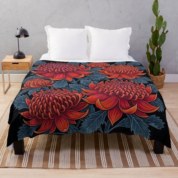 Item preview, Red waratah blossoms designed and sold by andreisky.