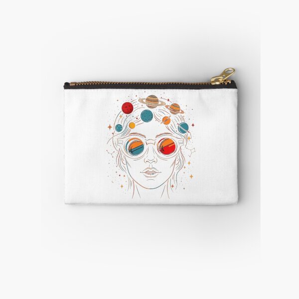 Item preview, Cosmic Woman Space Glasses – Galaxy Portrait Art designed and sold by RON-FASHION.