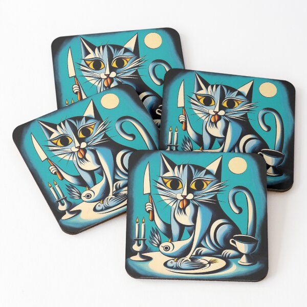 Item preview, Candle Lit Cat designed and sold by ThatRockChic.