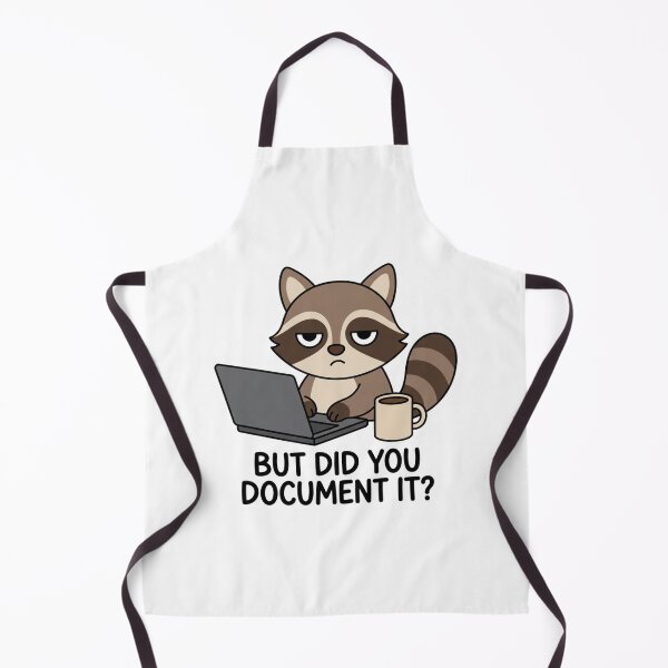 Item preview, But Did You Document It Raccoon Funny Software Engineer Tech Office Humor Quote designed and sold by raedattia.