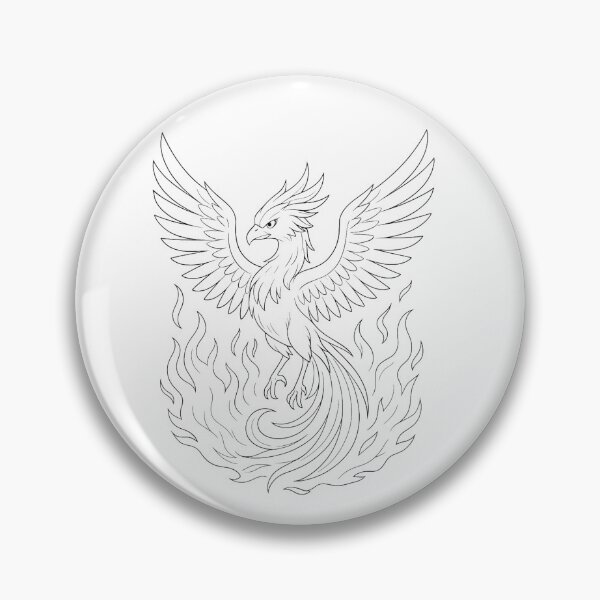Item preview, Majestic Phoenix Rising from Flames designed and sold by 4U---Store.