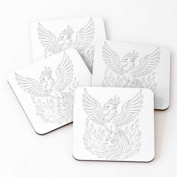 Item preview, Majestic Phoenix Rising from Flames designed and sold by 4U---Store.
