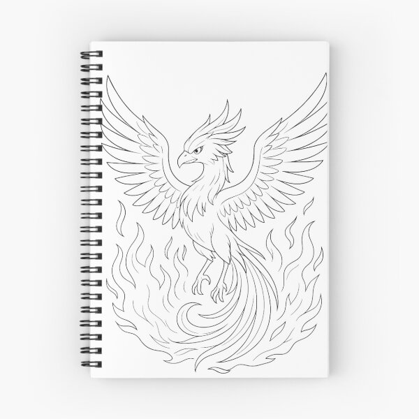 Item preview, Majestic Phoenix Rising from Flames designed and sold by 4U---Store.