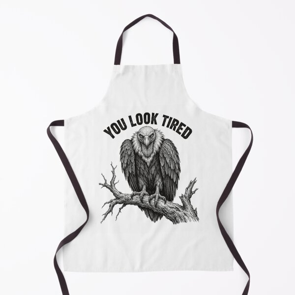 Item preview, vulture fierce bird on branch monochrome wildlife art designed and sold by ROUX-ART.