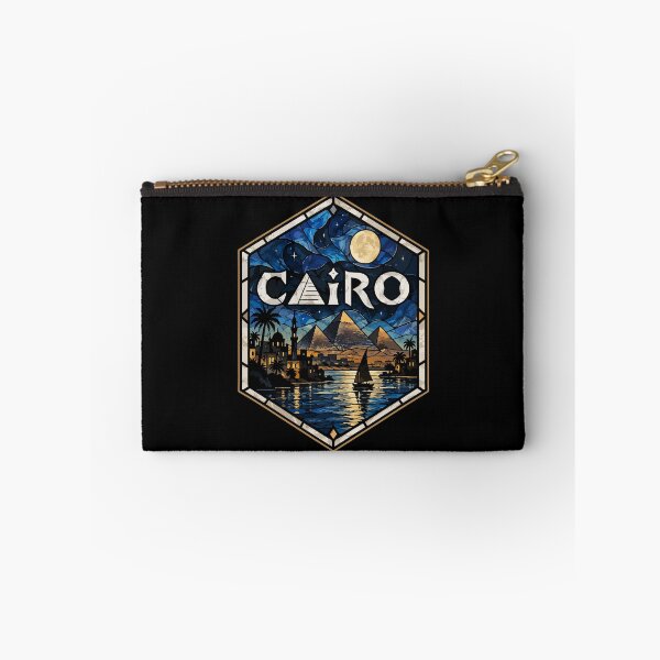 Item preview, Cairo Egypt Piramids Stained Glass designed and sold by TomFrontierArt.