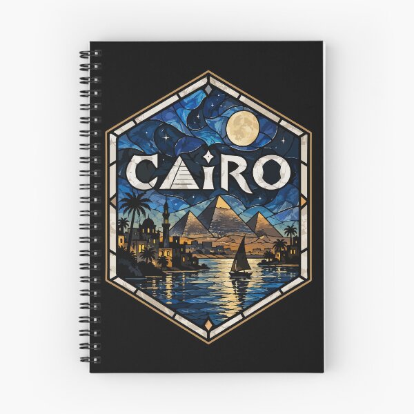 Item preview, Cairo Egypt Piramids Stained Glass designed and sold by TomFrontierArt.