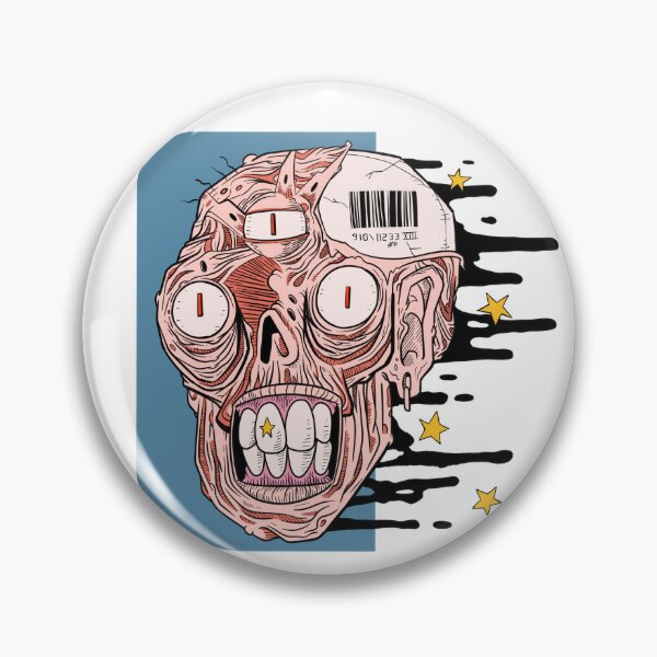 Item preview, Barcode Ghoul Creepy Horror Face Art designed and sold by DRP-art.