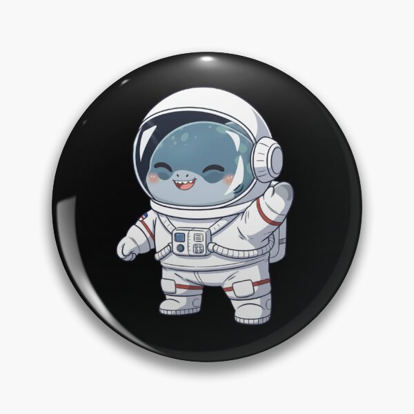 Item preview, Cute Astronaut Shark designed and sold by Nature's Chibis.