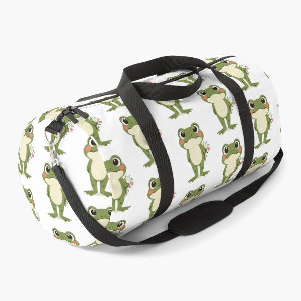 Item preview, Cute Frog Cartoon with Flower Bouquet  designed and sold by stylishdzign.