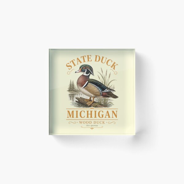 Item preview, Great-Lakes Wood-Duck MI designed and sold by taiche.