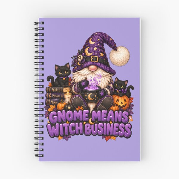 Item preview, Gnome Means Witch Business – Cute Witch Gnome Halloween Design designed and sold by Gapanaart.