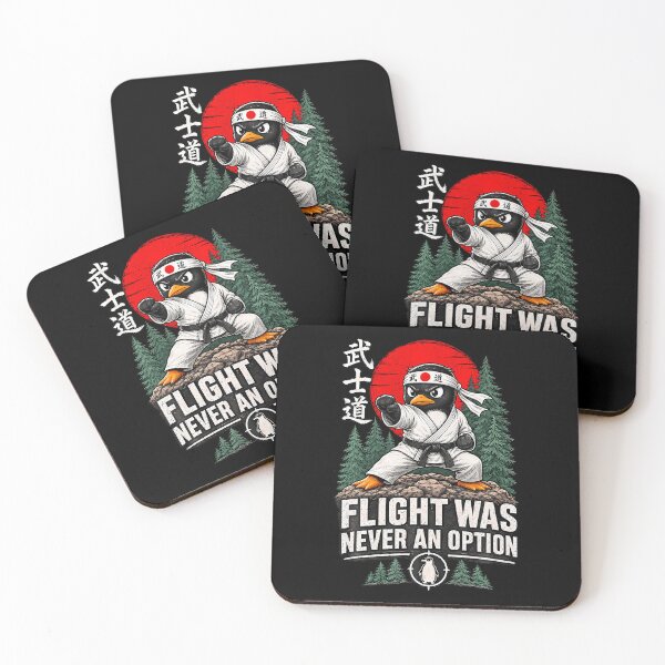 Item preview, Flight Was Never An Option Karate Penguin Bushido Meme designed and sold by Trippy-Toad.