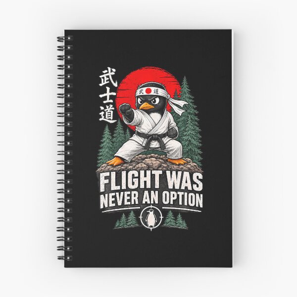 Item preview, Flight Was Never An Option Karate Penguin Bushido Meme designed and sold by Trippy-Toad.
