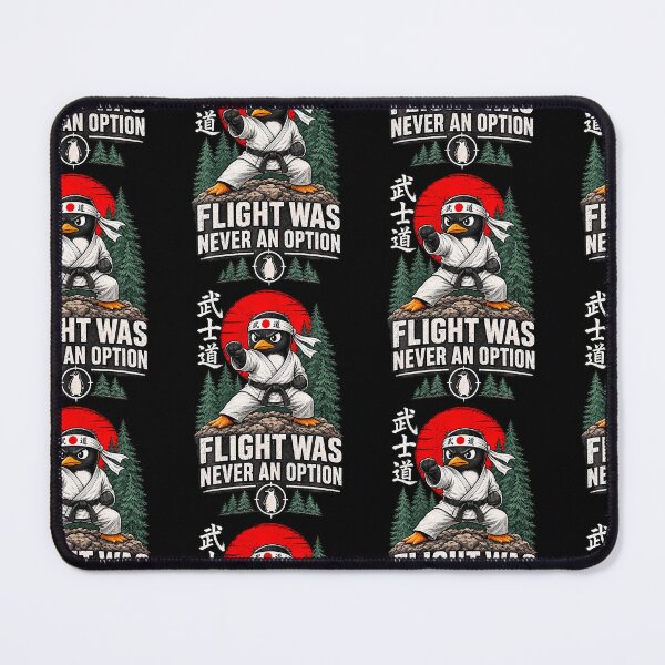 Item preview, Flight Was Never An Option Karate Penguin Bushido Meme designed and sold by Trippy-Toad.