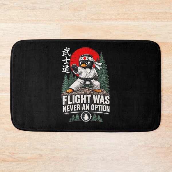 Item preview, Flight Was Never An Option Karate Penguin Bushido Meme designed and sold by Trippy-Toad.