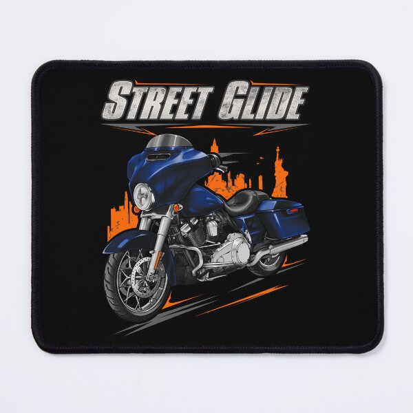 Item preview, Motorcycle Street Glide FLHX & FLHXI 2014 Big Blue Pearl for Motorcycle Riders designed and sold by MotoApparelHub.
