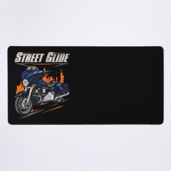 Item preview, Motorcycle Street Glide FLHX & FLHXI 2014 Big Blue Pearl for Motorcycle Riders designed and sold by MotoApparelHub.