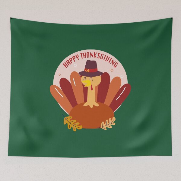 Aperçu de l'œuvre Thanksgiving funny turkey créée et vendue par stormk10.