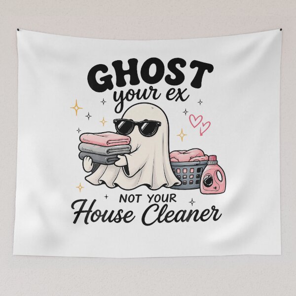 Item preview,  Ghost House Cleaner designed and sold by Trippy-Toad.