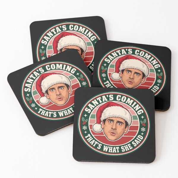 Item preview, Funny Christmas: Santa's coming - thats what she said, The Office humor designed and sold by Olena Du.