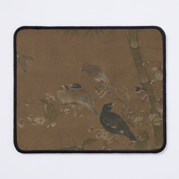 Item preview, Barmboo,Plum,and Winter Birds · Huang Quan · Five Dynasties | 五代後蜀黃筌竹梅寒雀圖 軸 designed and sold by YiShare.