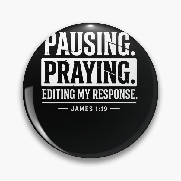 Item preview, Pausing Praying Editing My Response Christian Jesus Bible designed and sold by Trippy-Toad.