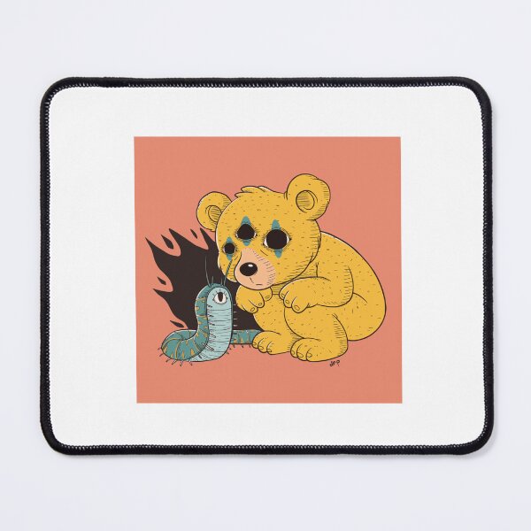 Item preview, Creepy Cute Teddy Bear with Worm designed and sold by DRP-art.