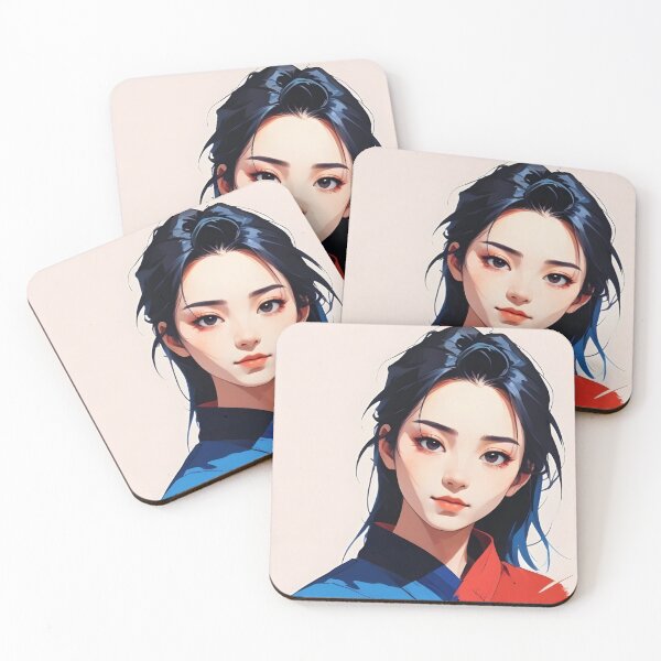 Item preview, Elegant anime portrait designed and sold by peterhlorenz.
