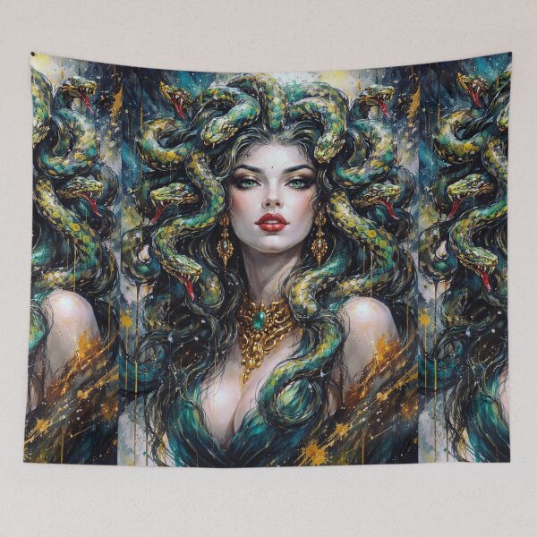 Item preview, Medusa Painting – Greek Mythology Art designed and sold by GalleryKauffeld.